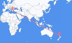 뉴질랜드 황가레이에서 출발해 그리스 스키아토스로(으)로 가는 항공편