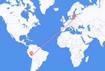 Flyreiser fra Cuzco, Peru til Gdańsk, Polen