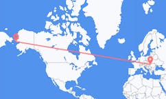 Flyreiser fra Nome, USA til Oradea, Romania