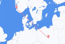 Flights from Stavanger, Norway to Łódź, Poland