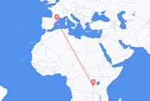 Flüge von Bujumbura, Burundi nach Barcelona, Spanien