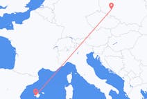 Flights from Wrocław in Poland to Palma de Mallorca in Spain