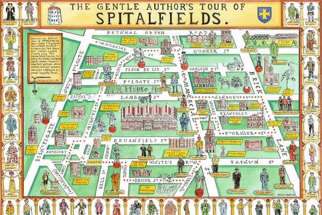 Walking Tour around Spitalfields in the East End of London
