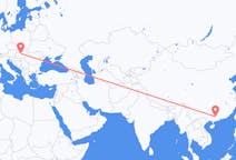 Flyrejser fra Wuzhou, Kina til Budapest, Ungarn