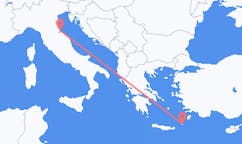 Flights from Rimini, Italy to Karpathos, Greece