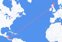 Flyreiser fra Tambor, Costa Rica til Aberdeen, Skottland