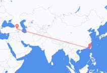 Flyreiser fra Kaohsiung, Taiwan til Iğdır, Tyrkia