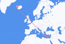 Flyreiser fra Alexandria, til Reykjavík