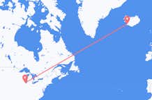 Flüge von Chicago, Belize, nach Reykjavík