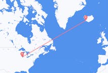 Flights from Chicago, the United States to Reykjavik, Iceland