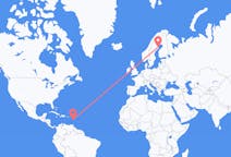 Flyreiser fra Saint Joseph menighet, Dominica til Skellefteå, Sverige