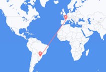 Flyreiser fra Chapecó, Brasil til Toulouse, Frankrike