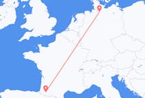 Flyrejser fra Pau, Frankrig til Hamborg, Tyskland