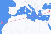 Flights from Tenerife, Spain to Kayseri, Turkey