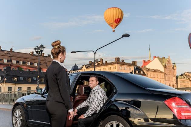 First Class Airport Limousine Transfer: Stockholm City to Arlanda Airport