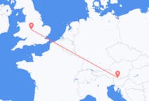 Flights from Klagenfurt, Austria to Birmingham, the United Kingdom