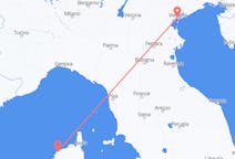 Flights from Calvi, Haute-Corse, France to Venice, Italy