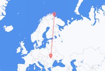 Flyg från Kirkenes, Norge till Suceava, Rumänien