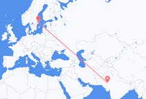 Flyreiser fra Jaisalmer, India til Stockholm, Sverige
