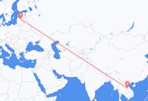 Flyreiser fra Nakhon Phanom Province, til Riga