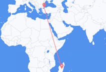 Flyreiser fra Antananarivo, Madagaskar til Istanbul, Tyrkia