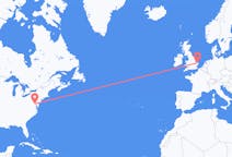 Flights from Washington, D. C. , the United States to Norwich, the United Kingdom