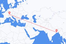 Flyreiser fra Kolkata, til Zürich