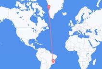 Voli da Rio de Janeiro, Brasile ad Aasiaat, Groenlandia
