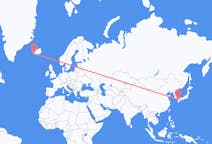 Flyreiser fra Fukuoka, Japan til Reykjavík, Island