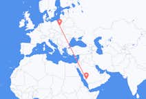 Flyg från Al Bahah, Saudiarabien till Warszawa, Saudiarabien