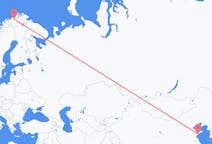 出发地 中国出发地 青岛市目的地 挪威阿塔镇的航班