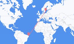 Flyrejser fra Natal, Brasilien til Visby, Sverige
