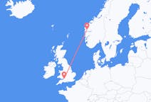 Flights from Førde, Norway to Bristol, the United Kingdom