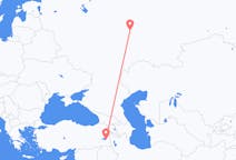 Voli from Kazan’, Russia to Van, Turchia