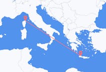 Flights from Bastia, France to Chania, Greece