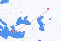 Flyreiser fra Aktobe, Kasakhstan til Iraklio, Hellas