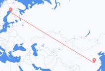 出发地 中国出发地 武汉市目的地 芬兰奥卢的航班