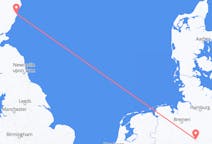 Flug frá Aberdeen, Skotlandi til Hannover, Þýskalandi
