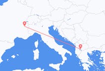 Flyg från Chambery till Ohrid