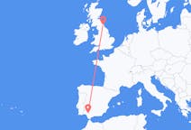 Flyreiser fra Sevilla, Spania til Newcastle upon Tyne, England