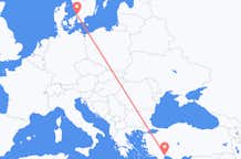 Flights from Angelholm to Antalya