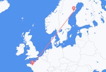 Loty z Rennes, Francja z Umeå, Szwecja