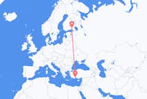 Flüge von Lappeenranta, Finnland nach Antalya, die Türkei