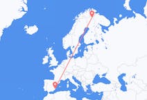 Flyg från Alicante, Spanien till Ivalo, Finland