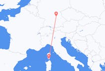 Flyg från Nürnberg, Tyskland till Figari, Frankrike