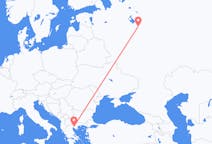 Fly fra Jaroslavl til Thessaloniki