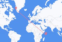 Flights from Mahé, Seychelles to Maniitsoq, Greenland