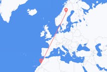 Flights from Agadir, Morocco to Vilhelmina, Sweden