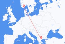Flights from Thessaloniki, Greece to Kristiansand, Norway