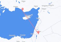 Flyrejser fra Amman, Jordan til Gazipaşa, Tyrkiet